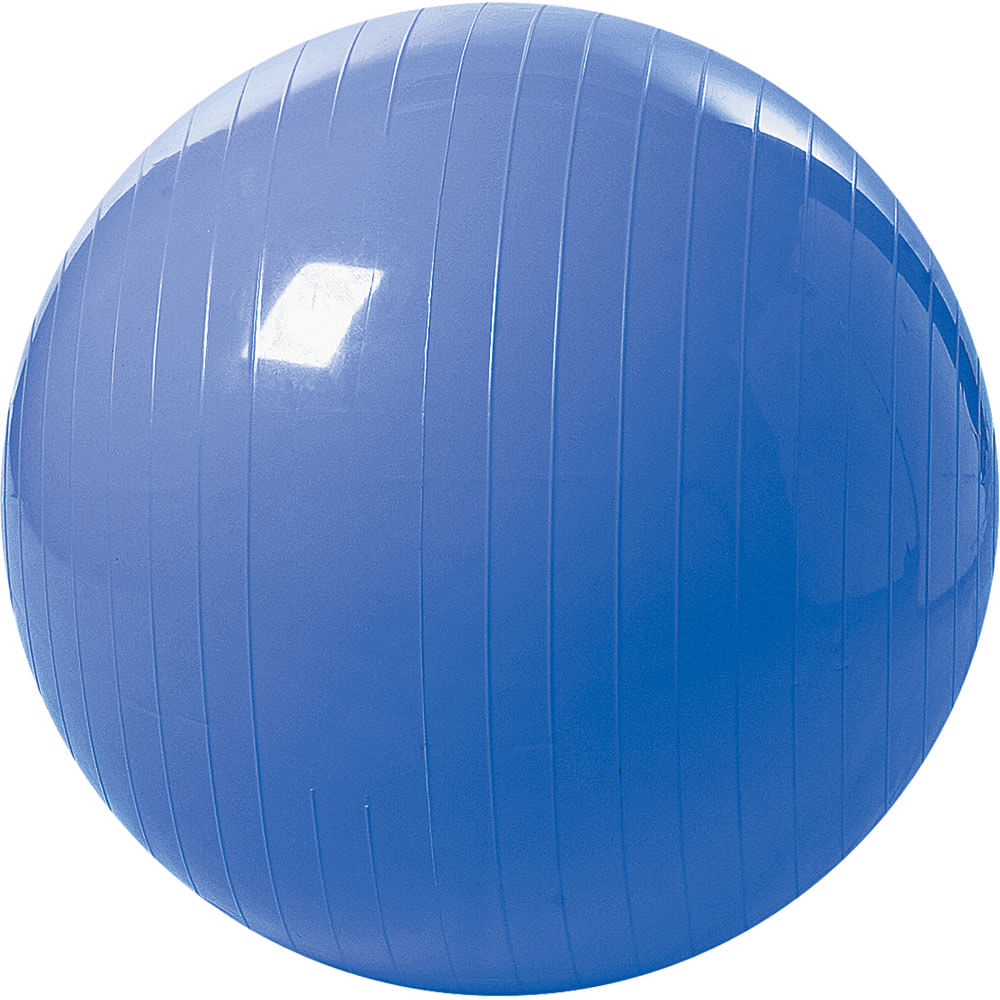 Bola de Ginástica 65cm de PVC Worker Azul