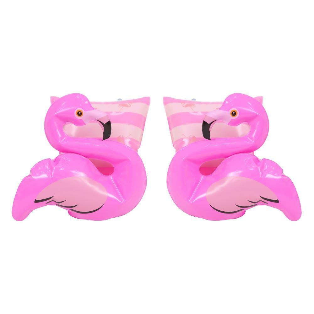 Boia Braço Infantil Unicórnio e Flamingo 23x15cm Bel Rosa