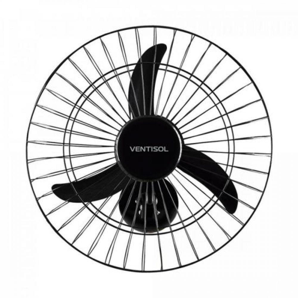 Ventilador de Parede 50cm New Premium Preto Ventisol 220v