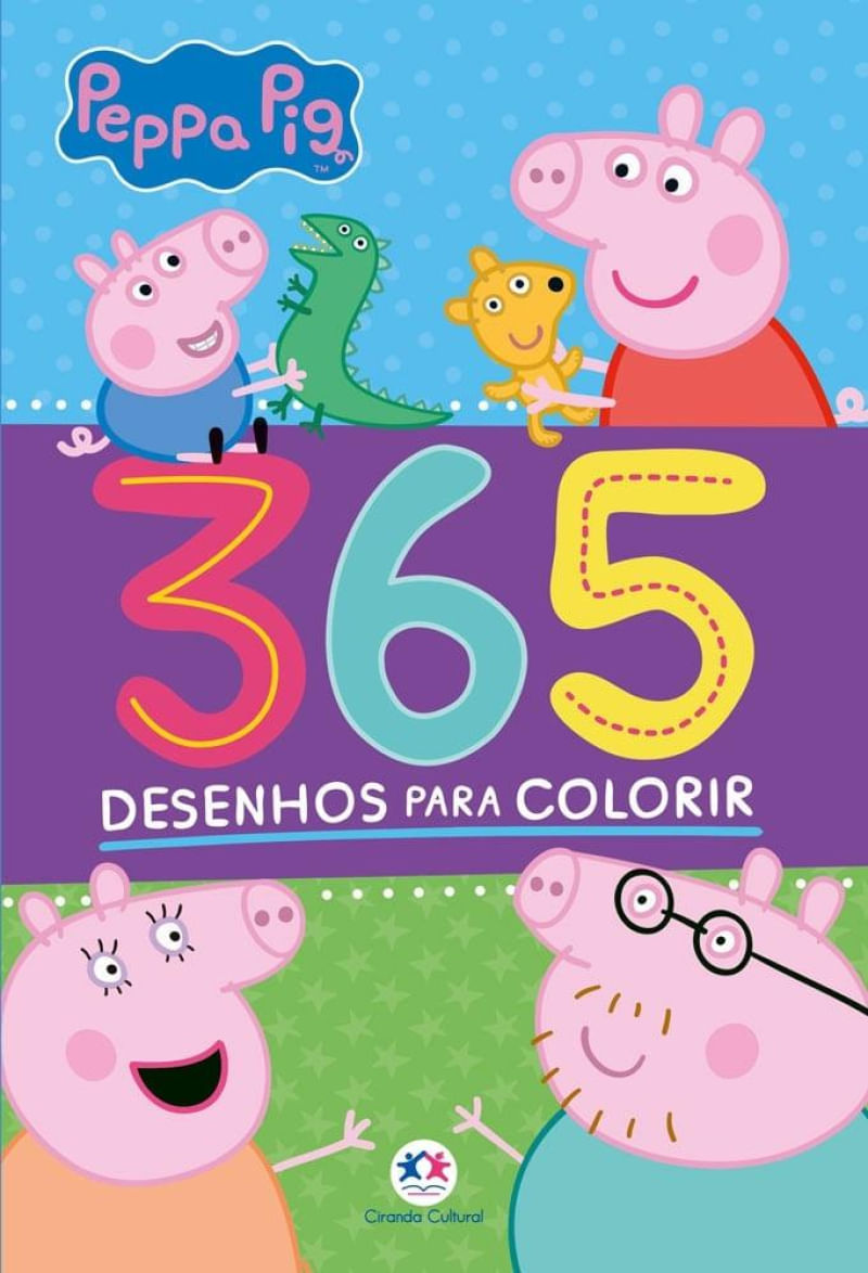 Peppa Pig 365 Desenhos Para Colorir - Ciranda Cultural