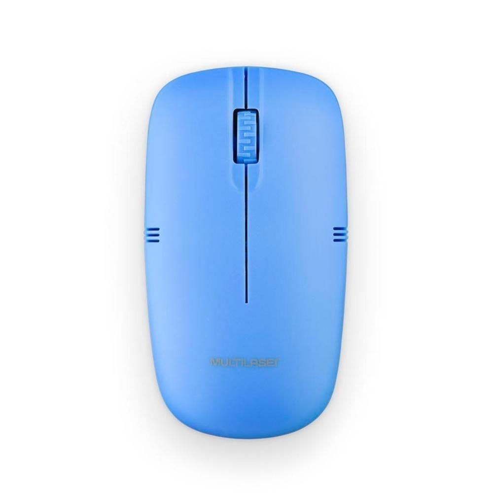 Mouse Sem Fio Lite 2.4ghz 1200 Dpi Usb Azul Mo288