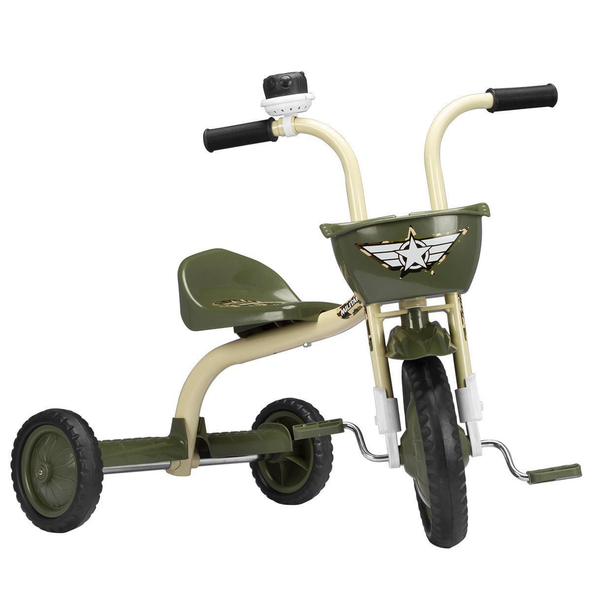 Triciclo Infantil Ultra Bikes Military Boy Verde Militar