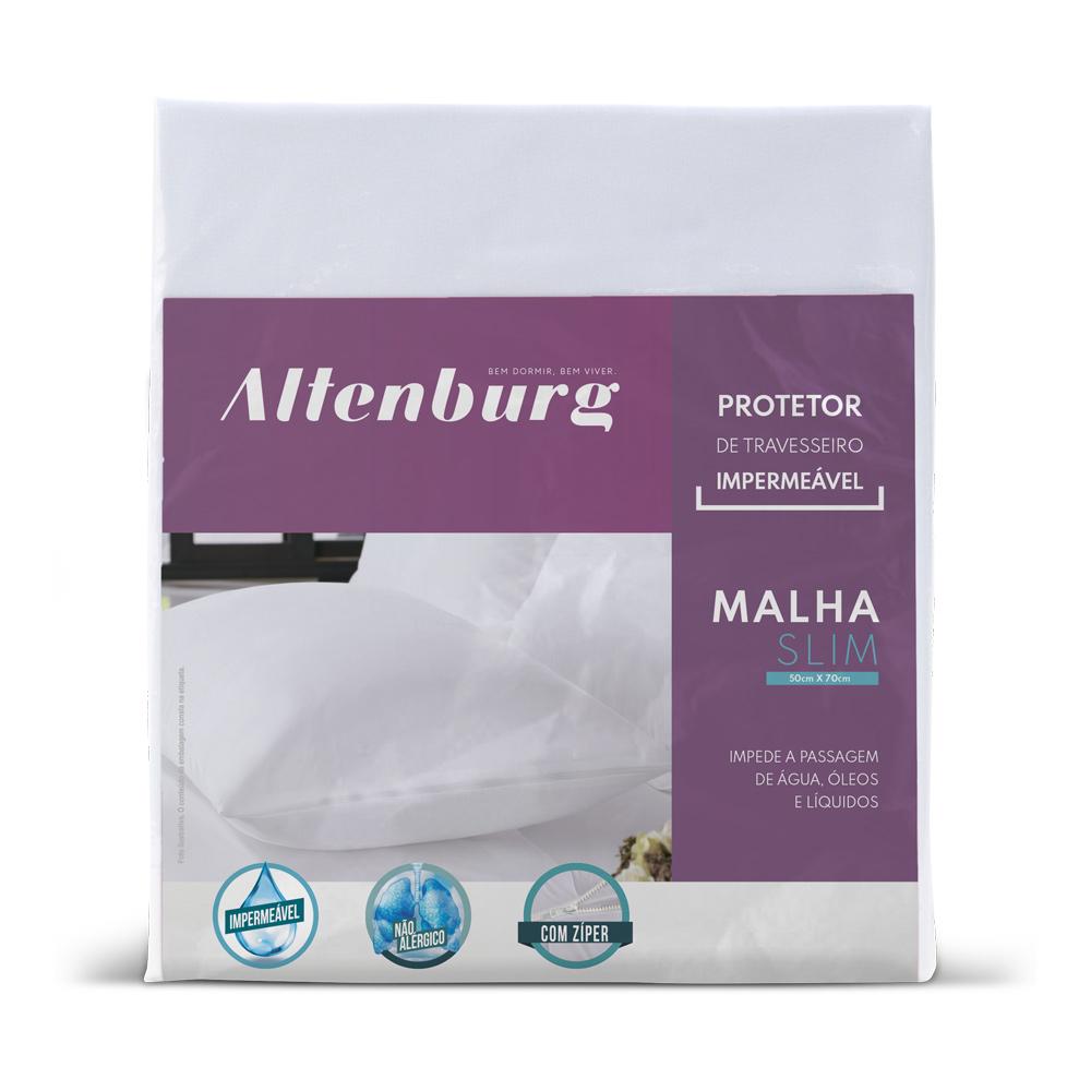Protetor de Travesseiro 50x70cm Malha Altenburg Protect Slim