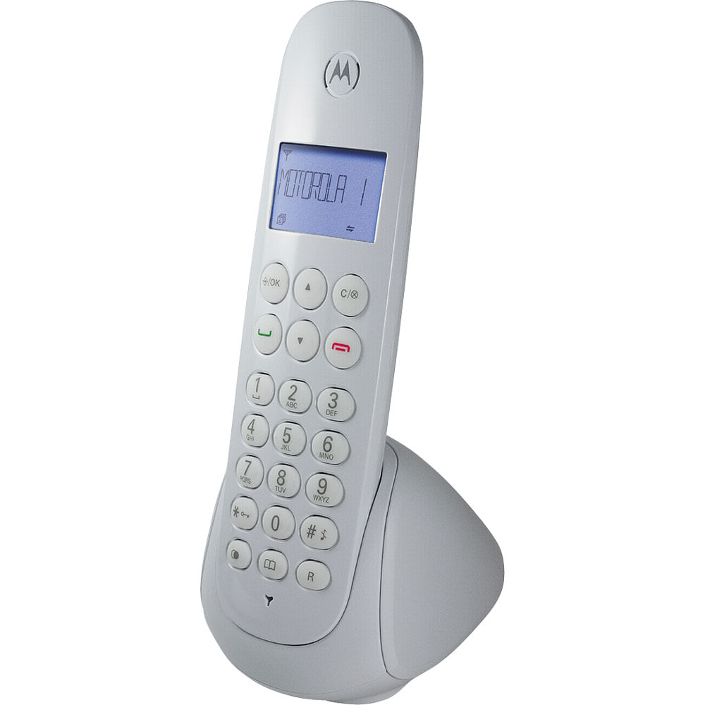 Telefone sem Fio com Identificador Motorola MOTO700W - Branco