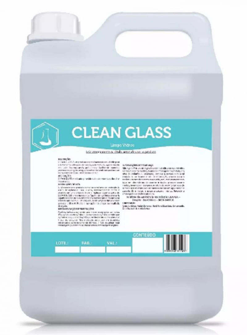 Removedor De Manchas E Limpa Vidros Clean Glass - 05 Lt