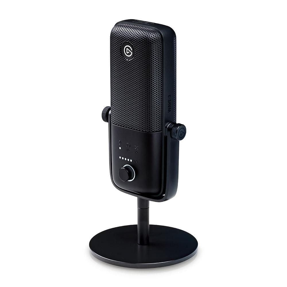 Microfone Elgato Wave 3, Premium, USB, Preto - 10MAB9901
