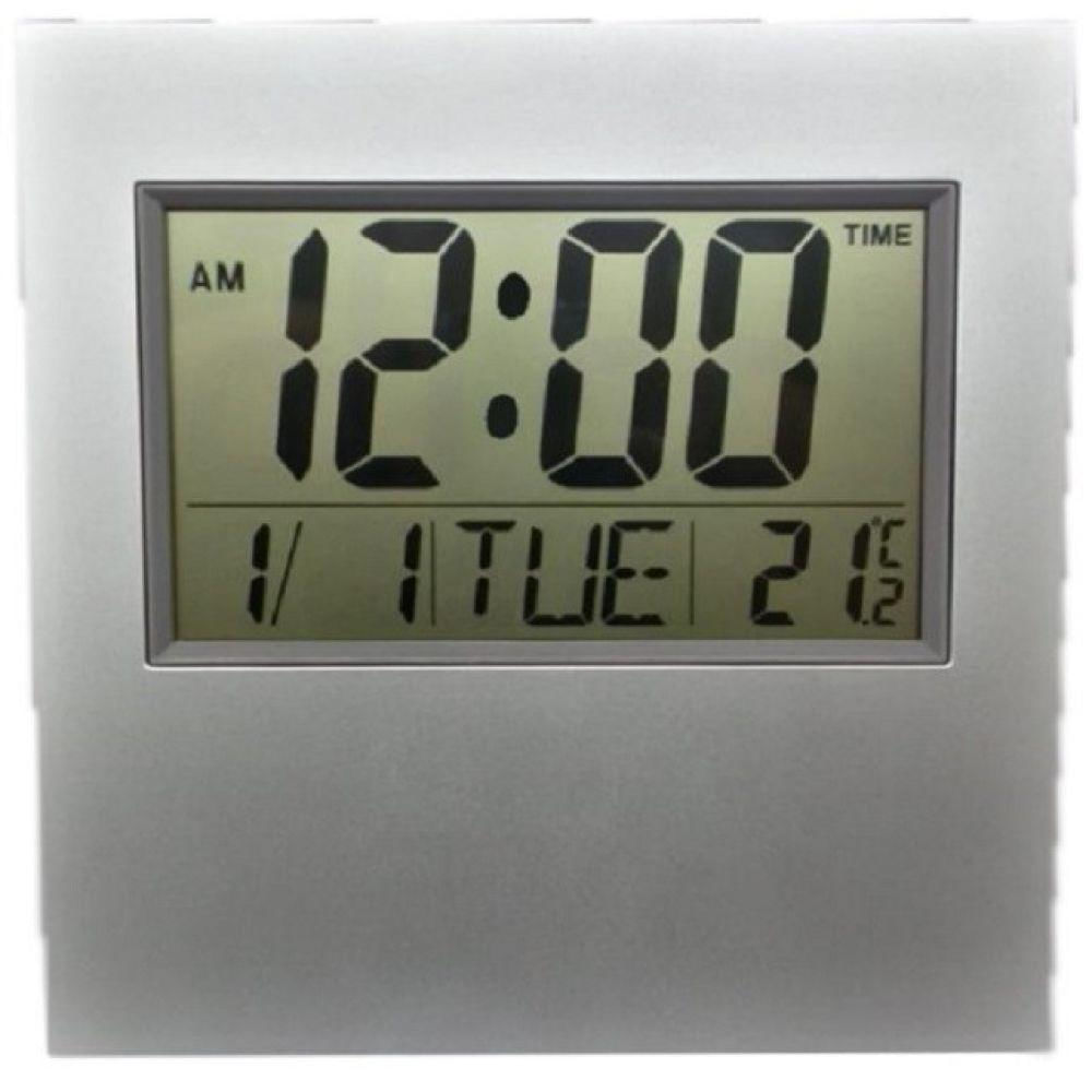 Relógio Digital Parede e Mesa Termômetro Calendário