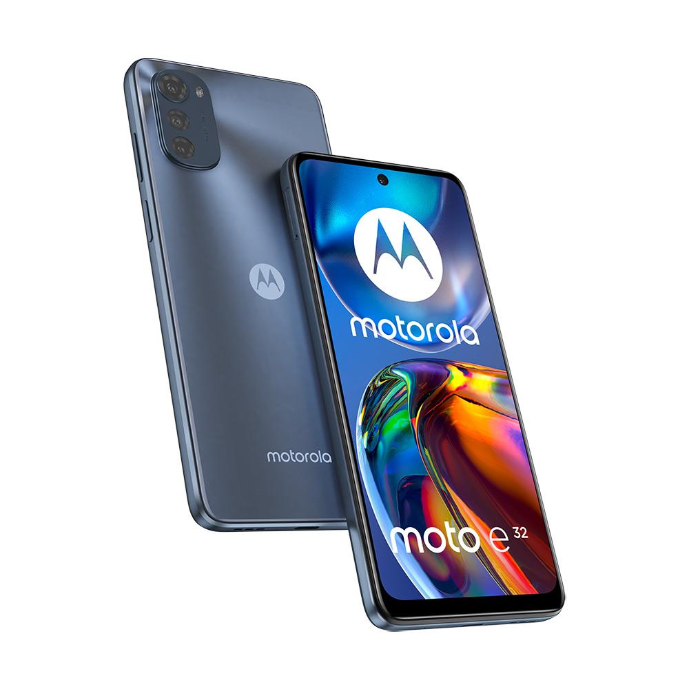 Smartphone Motorola Moto E32 64GB Dual Chip Tela 6.5" 4G Câmera Tripla 16MP+2MP+2MP Cinza