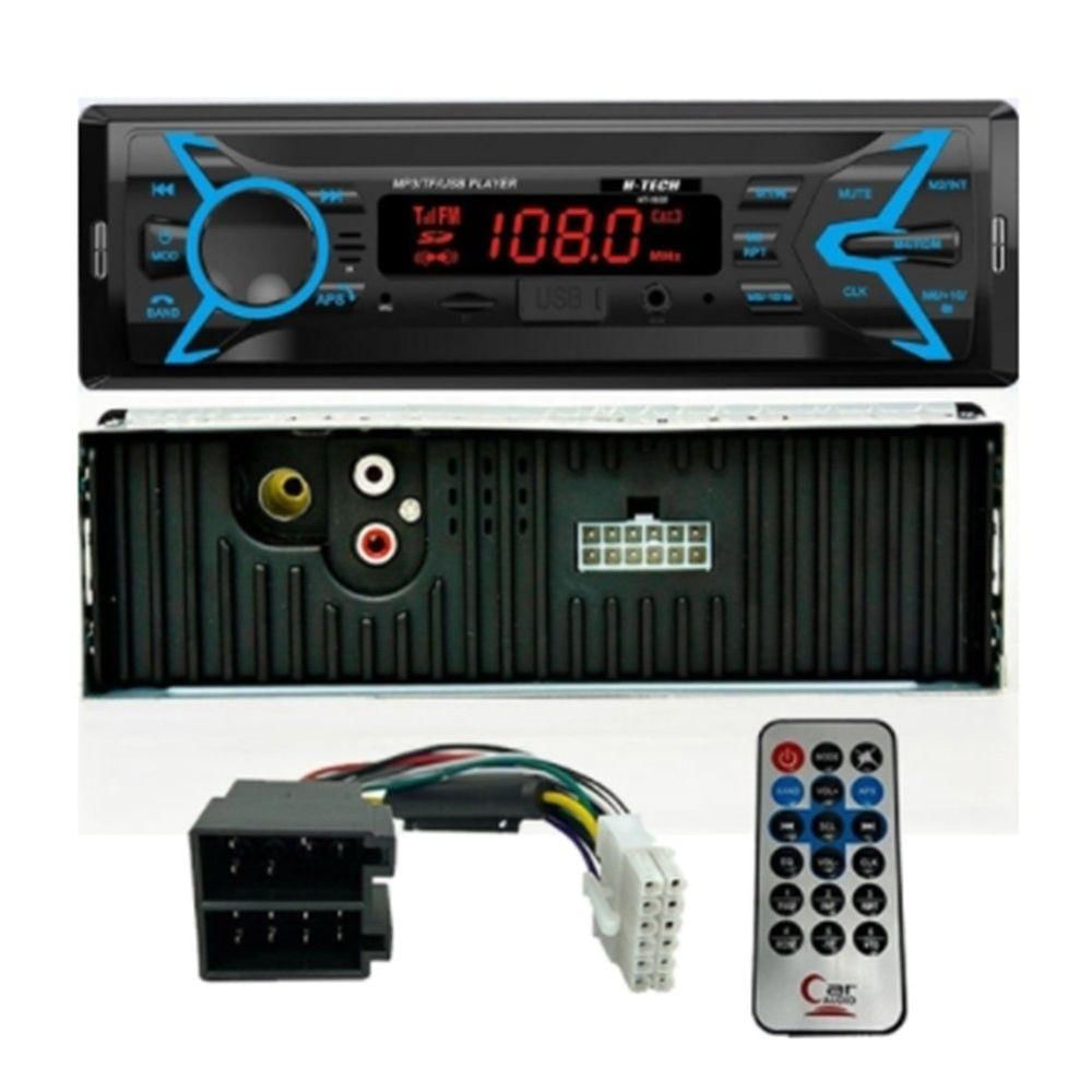 Rádio Automotivo H-Tech Bluetooth Usb Controle Remoto