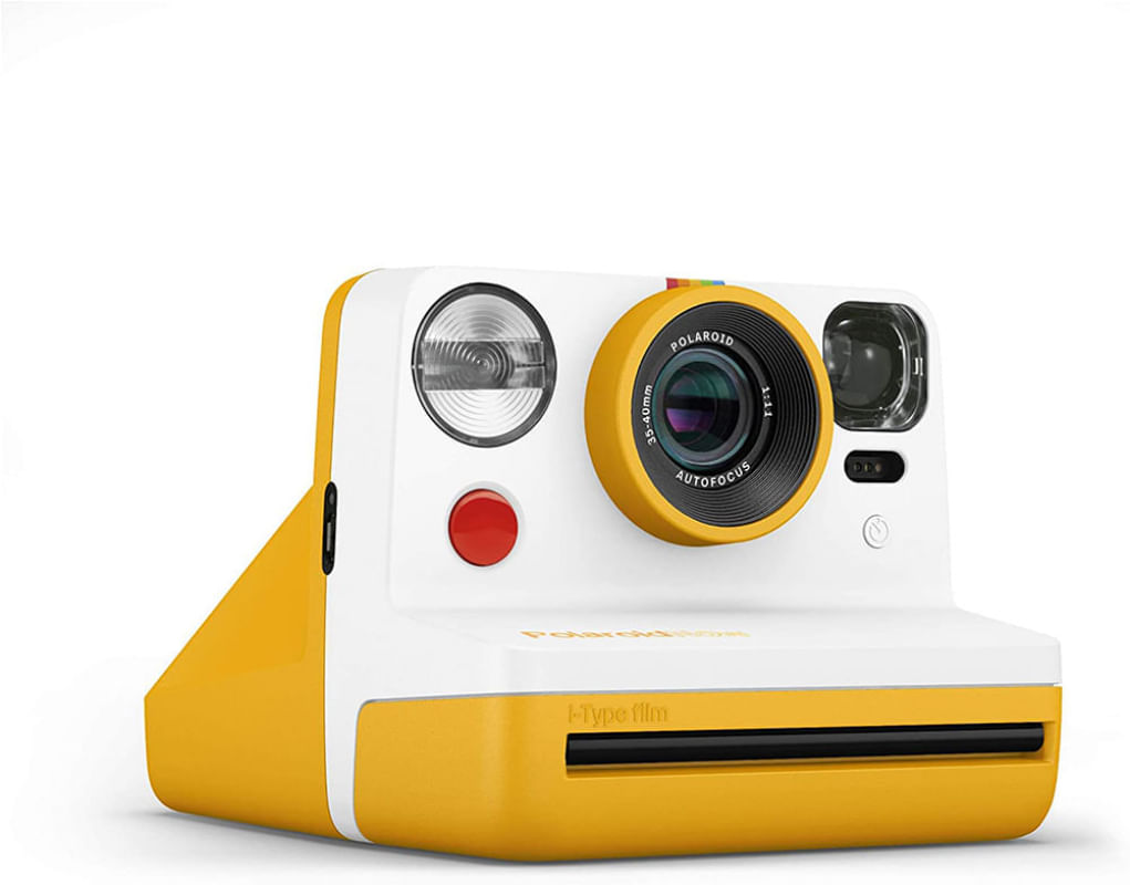 Câmera Polaroid Now Autofocus i-Type com impressão Instantânea - Amarela