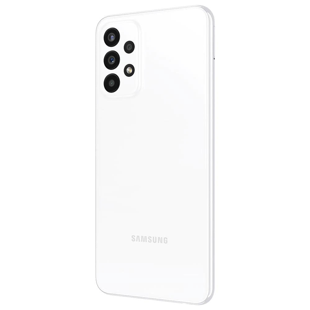 Smartphone Samsung Galaxy A23 128GB 4GB RAM Câmera Quadrupla + Selfie 8MP Tela 6.6" - Branco