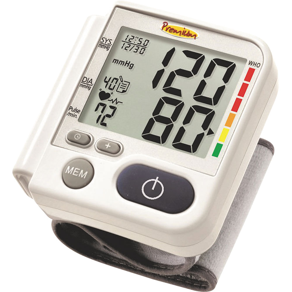 Aparelho de Pressão Digital Pulso Automático Premium LP200 com Detecção de Arritmia e Data Hora
