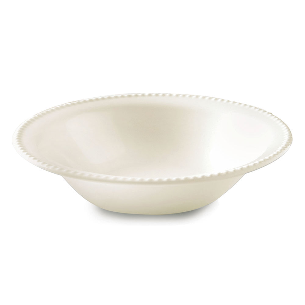 Bowl Corona Perla Branco 21x21cm