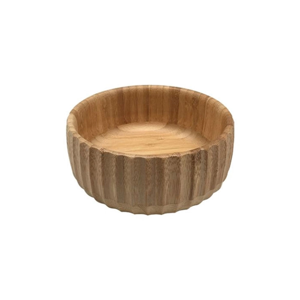 Bowl Canelado em Bambu - 15cm