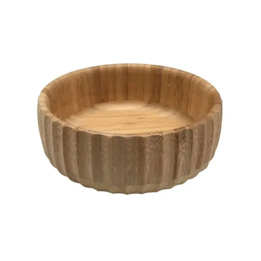 Bowl Canelado em Bambu - 19cm
