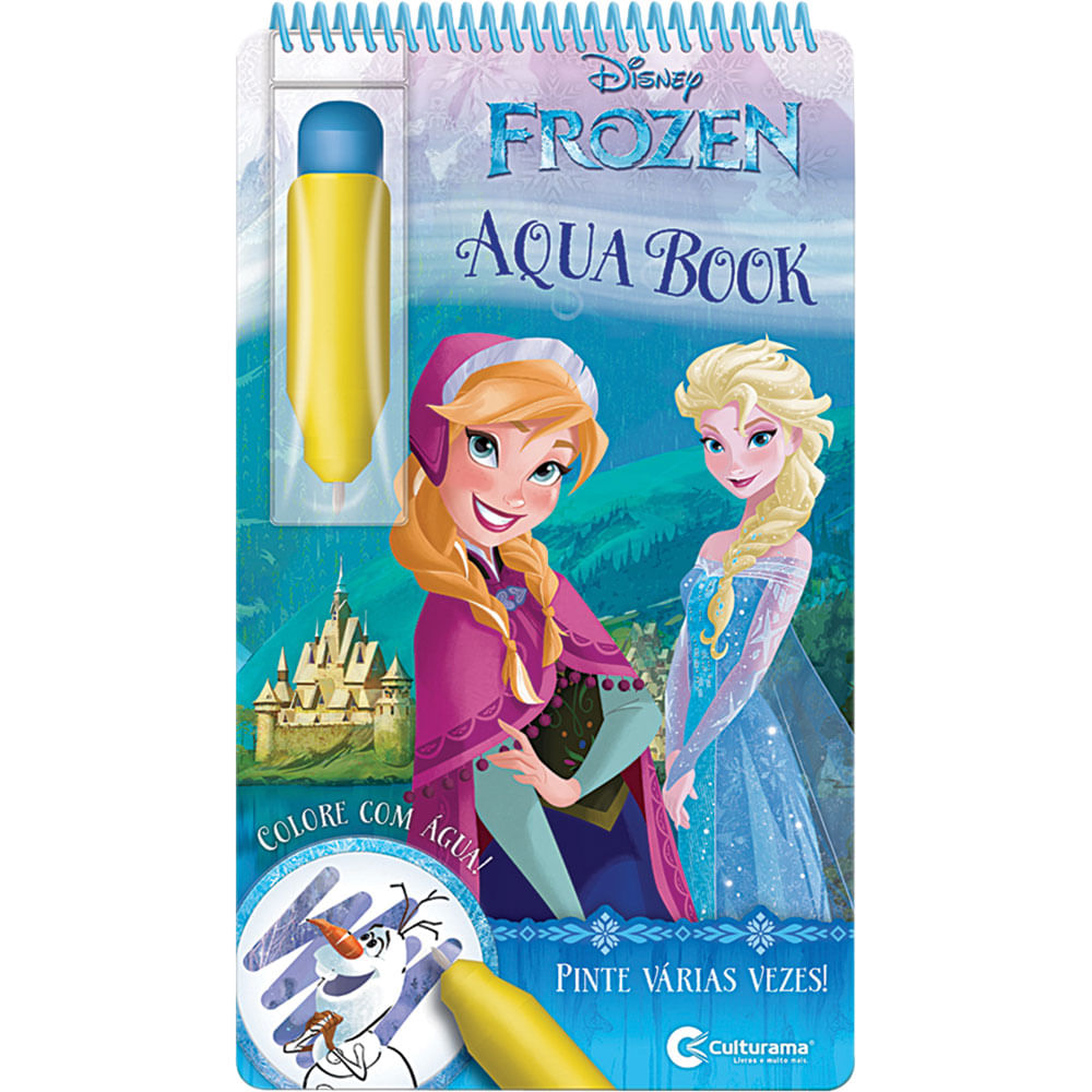 Livro Infantil Aquabook Culturama Frozen