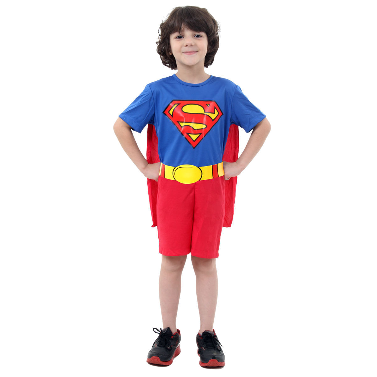 Fantasia Super Homem Infantil Curto - Original P / UNICA