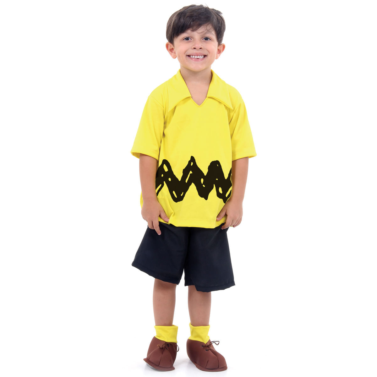 Fantasia Charlie Brown Infantil - Peanuts - Sula P / UNICA