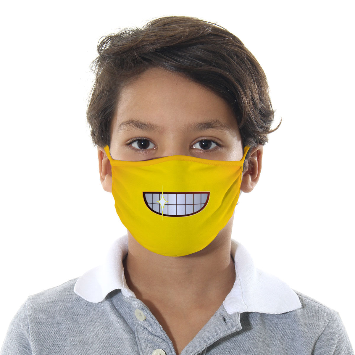 Máscara de Proteção Infantil - Emoji Sorrindo - Mask4all P / UNICA