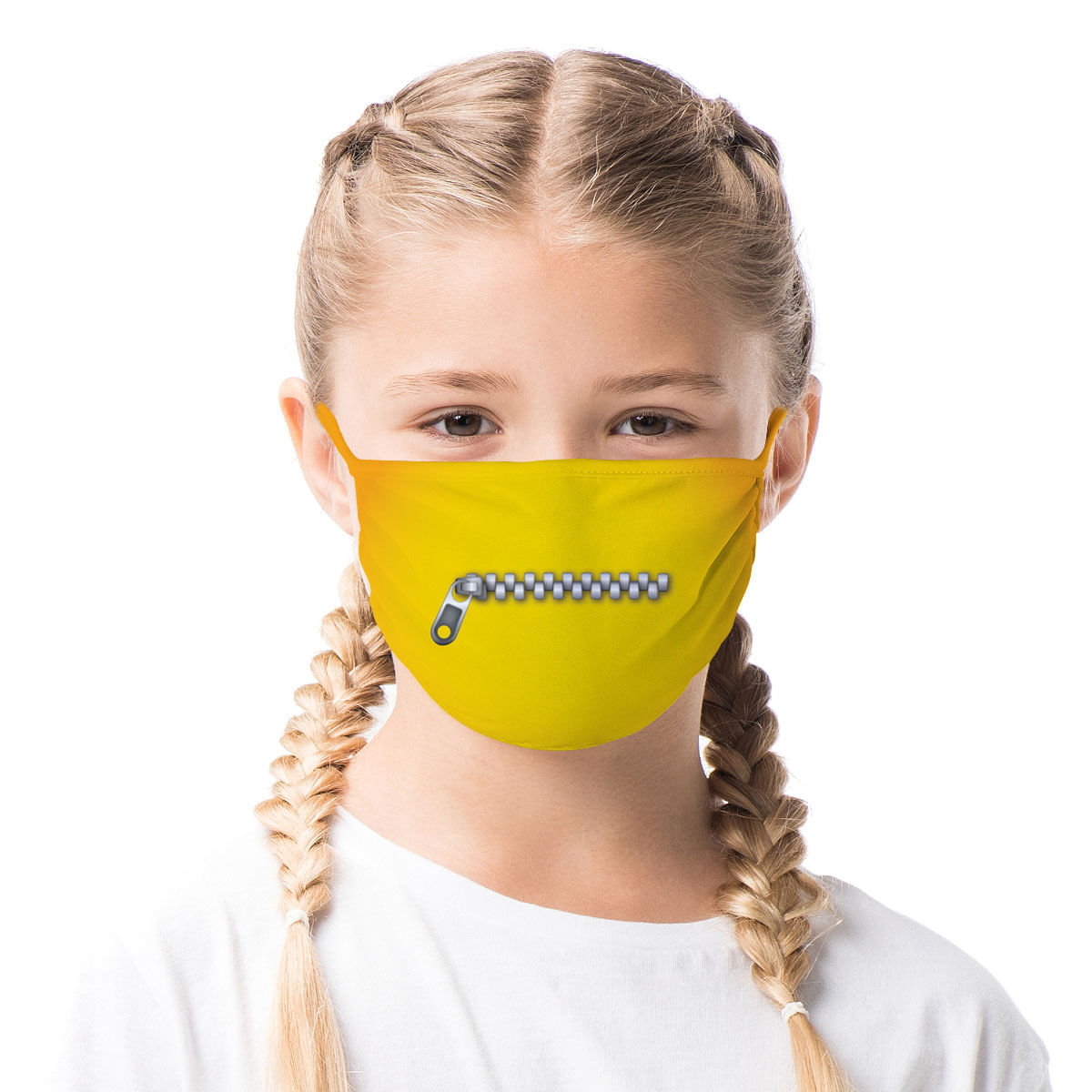 Máscara de Proteção Infantil - Emoji Ziper - Mask4all P / UNICA