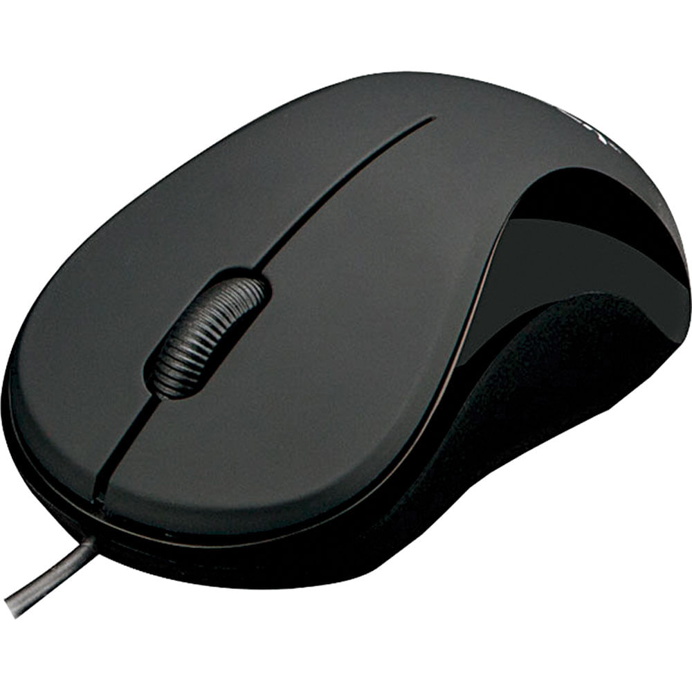 Mouse USB Óptico Hoopson Office MS-034P Preto