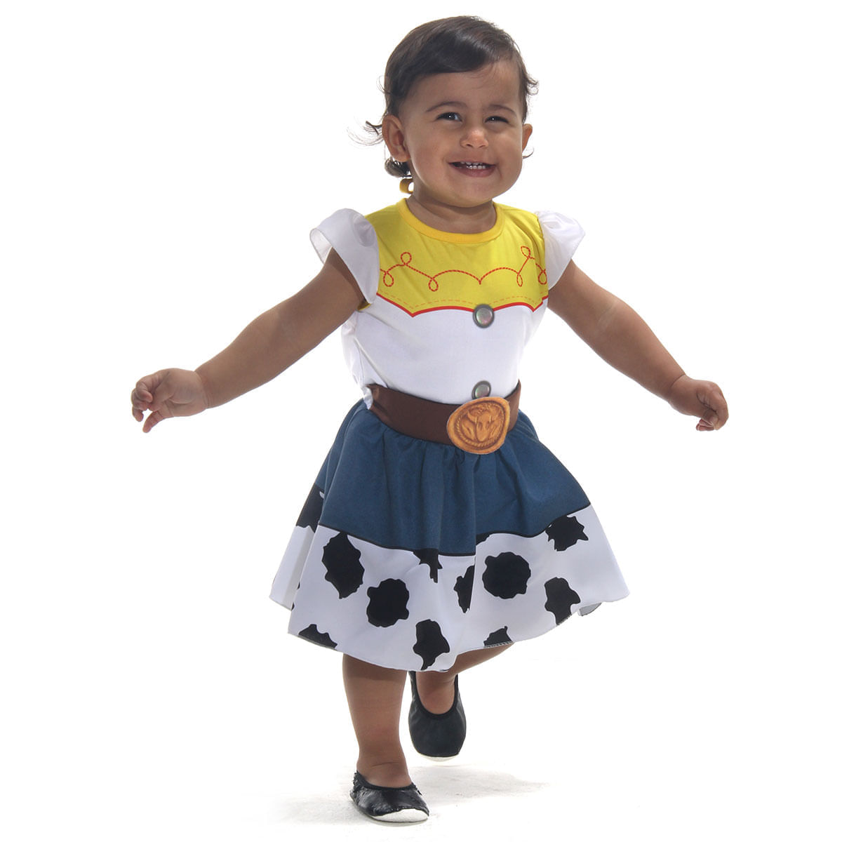 Fantasia Jessie Vestido Bebê - Toy Story - Disney P / UNICA