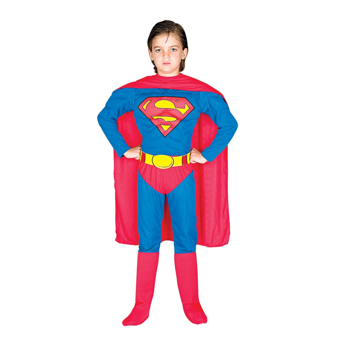 Fantasia Super Homem Infantil Peitoral -  Luxo P / UNICA