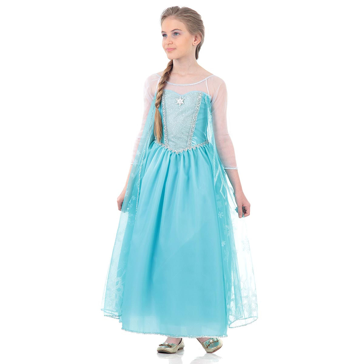 Fantasia Elsa Frozen Infantil Luxo - Disney P / UNICA