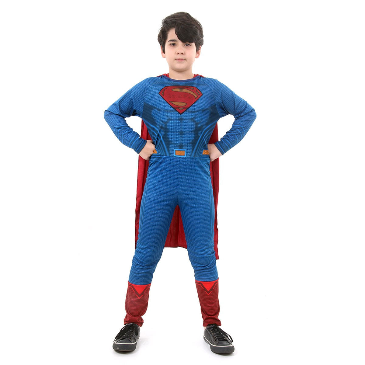 Fantasia Super Homem Infantil Standard - Liga da Justiça P / UNICA