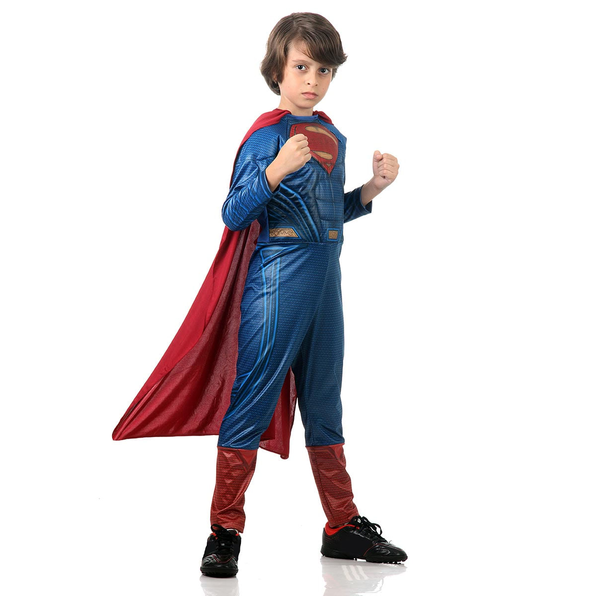 Fantasia Super Homem Infantil Luxo - Liga da Justiça P / UNICA