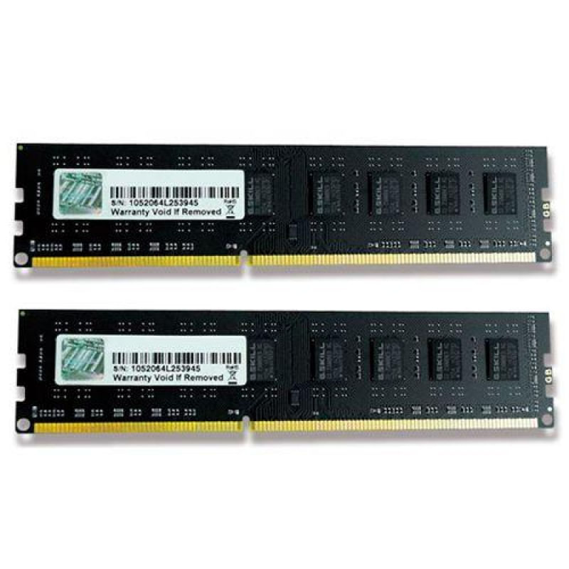 Memoria G.SKILL Value 8GB (2X4GB) 240" DDR3 1600 (PC3 12800) F3-1600C11D-8GNT