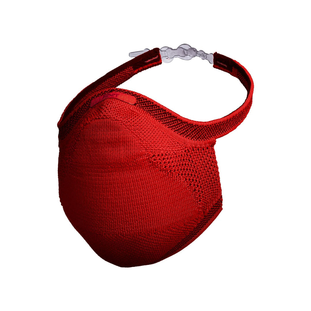 Máscara de Proteção Esportiva Fiber Knit - Vermelho - Tam M U / UNICA