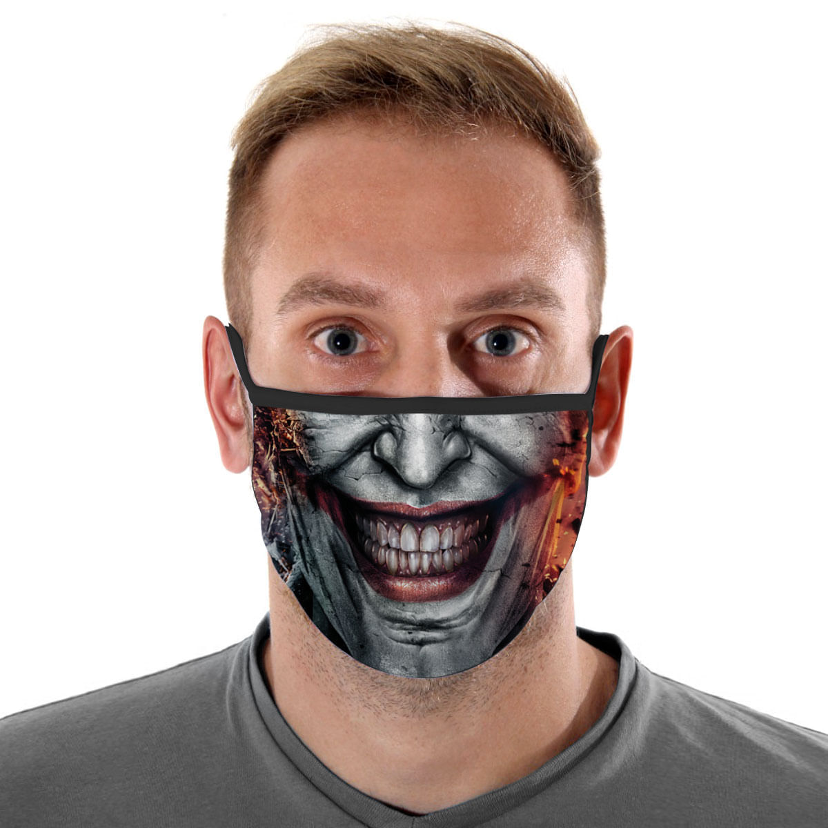 Máscara de Proteção Adulto - Coringa Game - Mask4all U / UNICA