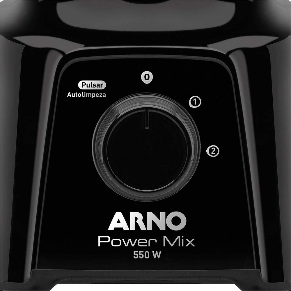 Liquidificador Arno Power Mix LQ10 550W 2L 2 Velocidades Preto 127V