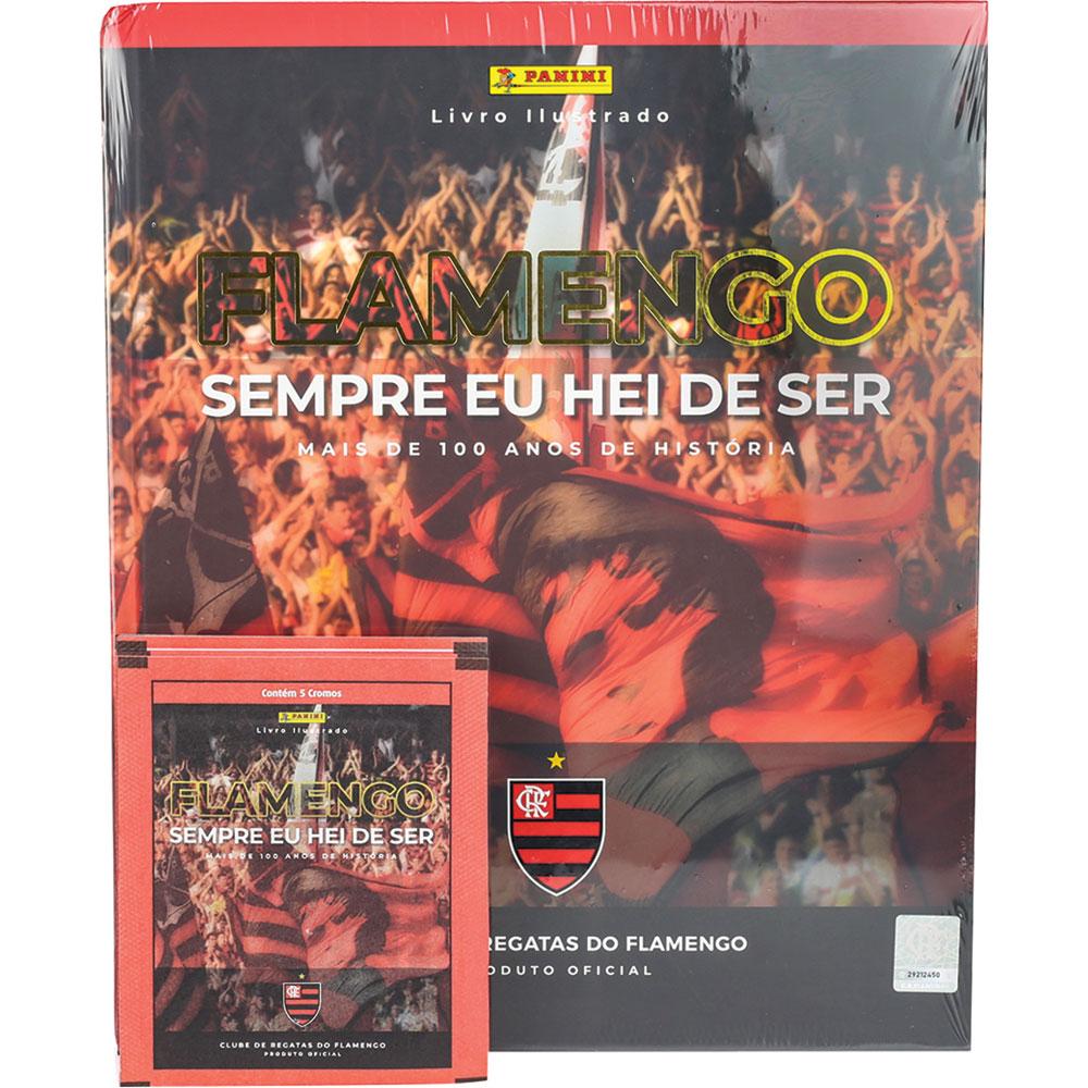 Álbum Capa Dura Flamengo com 12 Envelopes Panini