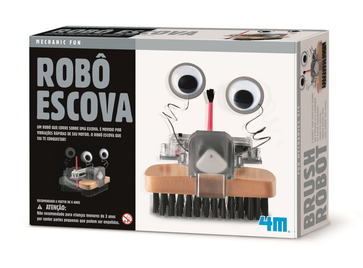Robô Escova  4M  Brinquedo Educativo