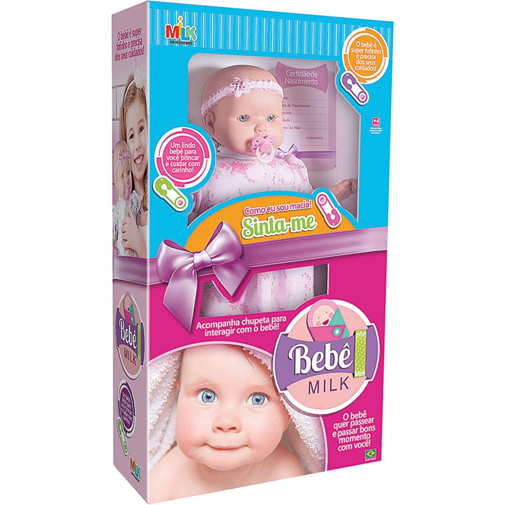 Boneca Bebê Milk 345