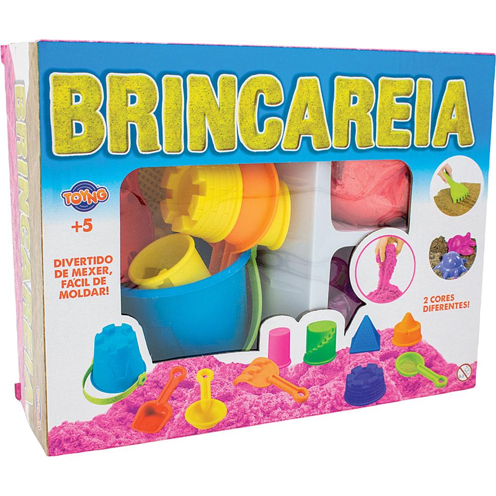 Kit Areia de Brincar Toyng BrincAreia 38444 400g