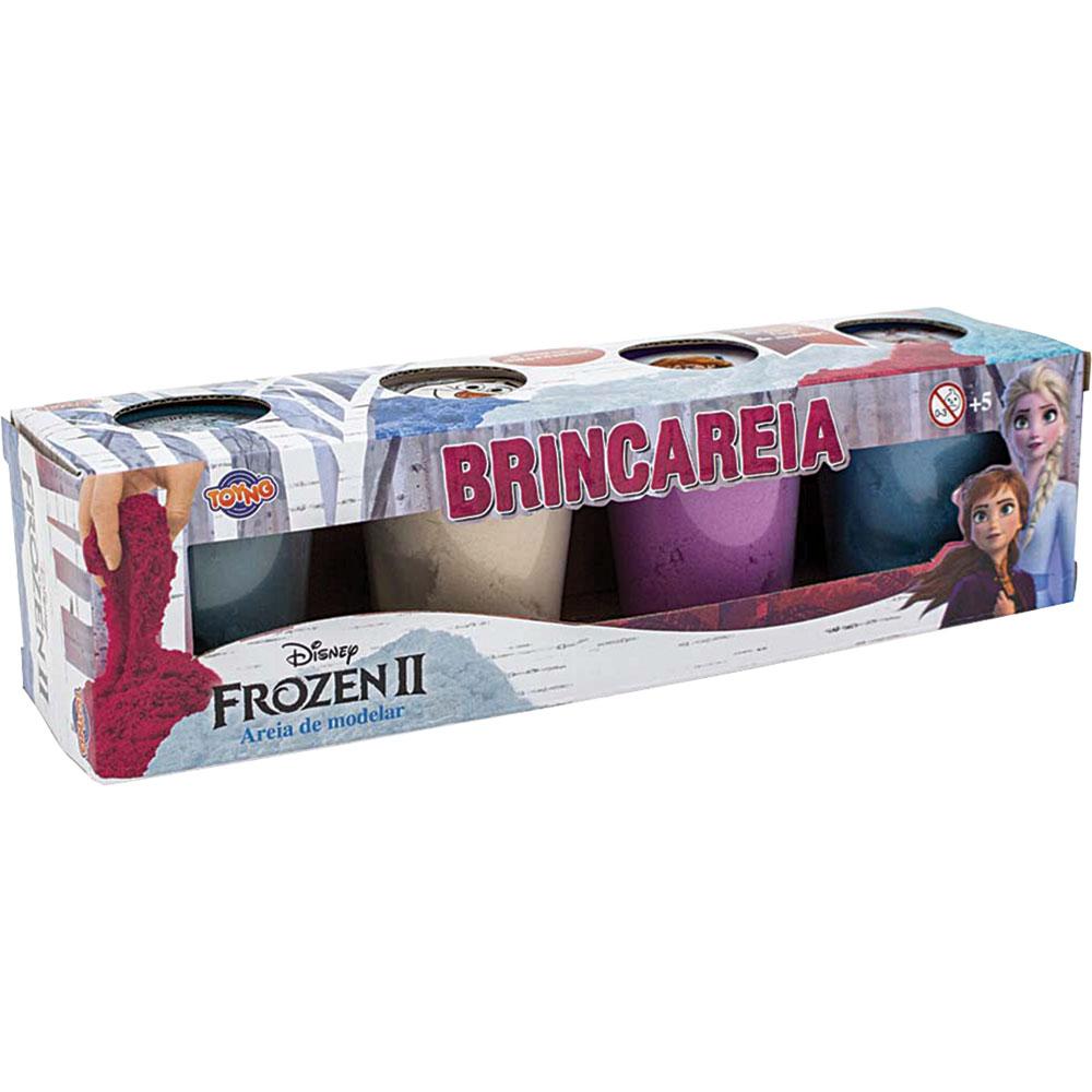 Kit com 4 Potes de Areia Frozen 2 Toyng 37971