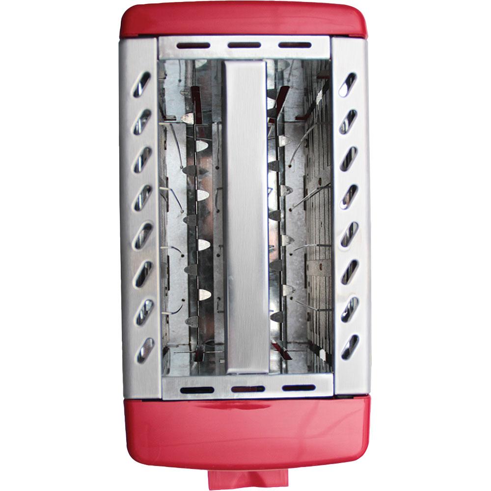 Torradeira Elétrica Lenoxx Inox Red PTR203 com 6 Níveis de Temperatura Vermelho 127V