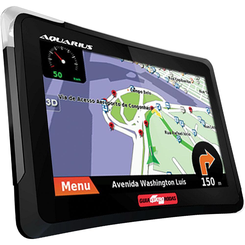 GPS 7" com TV Digital, Câmera de Ré Aquarius 4 Rodas MTC4760