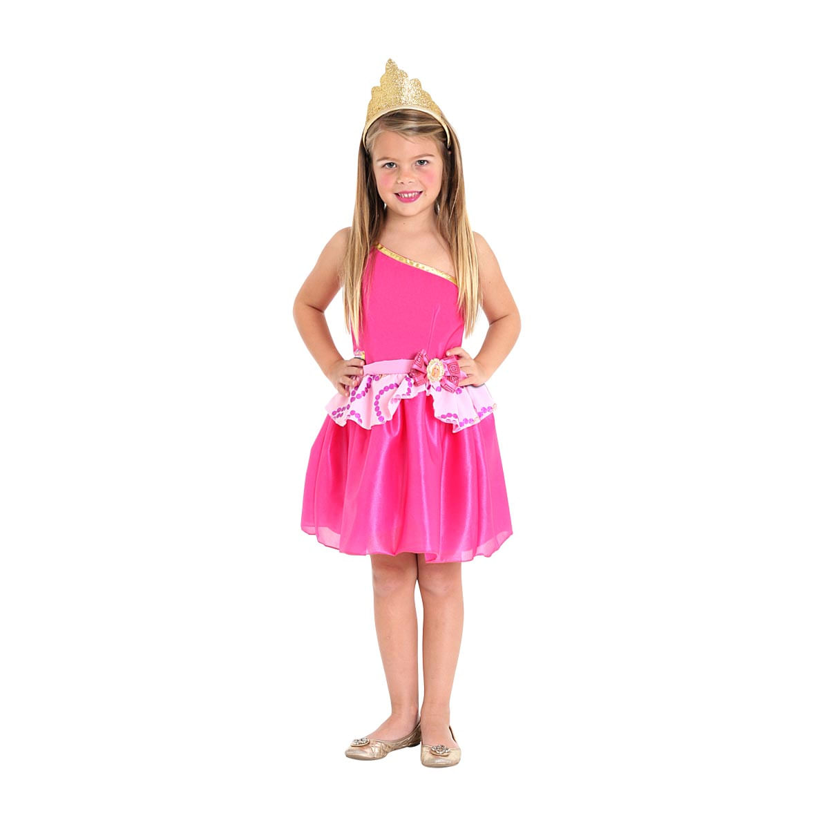 Fantasia Barbie Escola De Princesa Infantil Pop P / UNICA