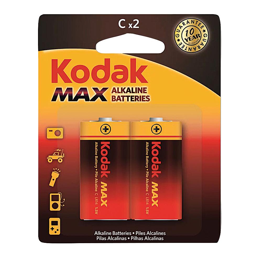 Pilha Média Alcalina AA Kodak com 2 Unidades