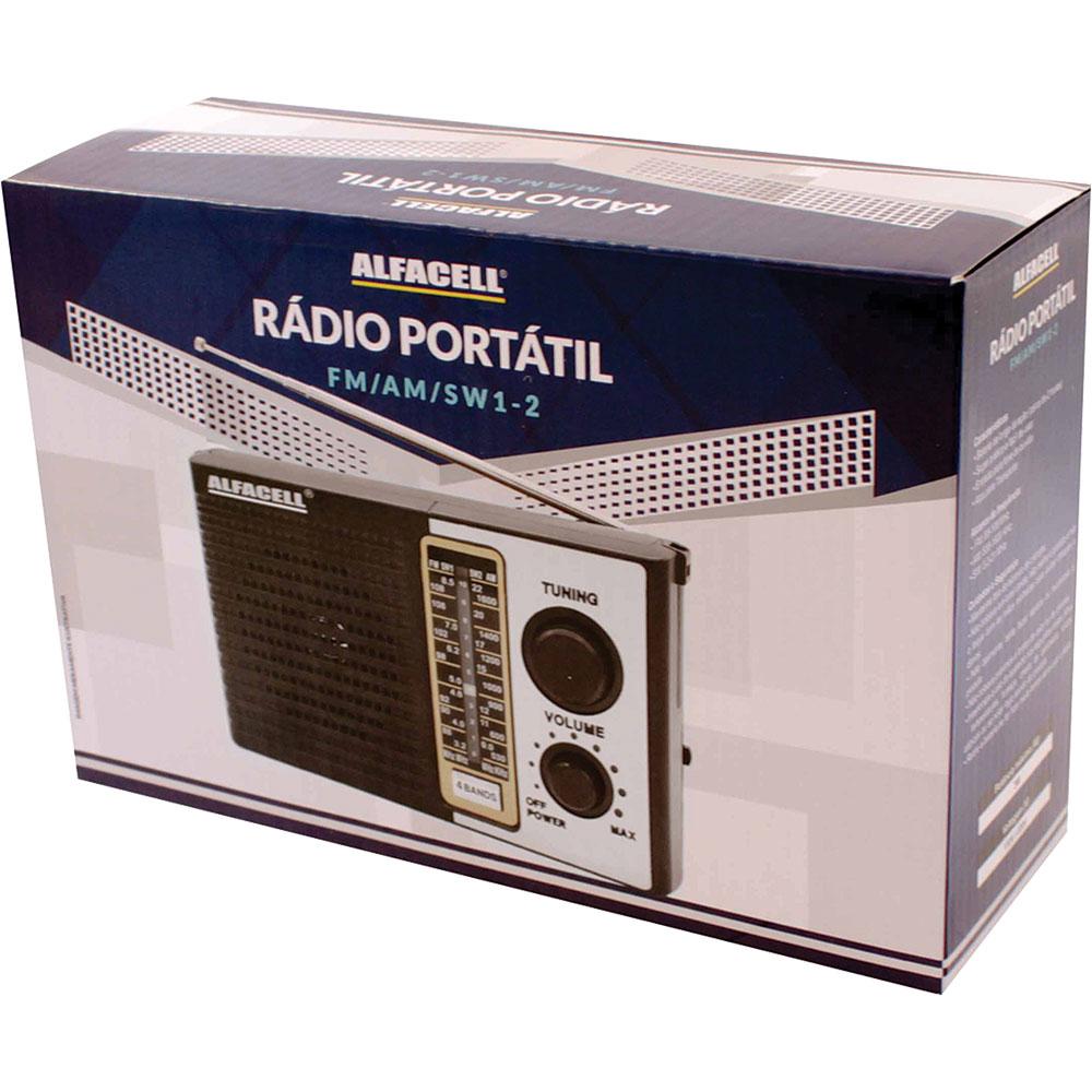 Rádio Portátil AM FM SW Alfacell AL0010