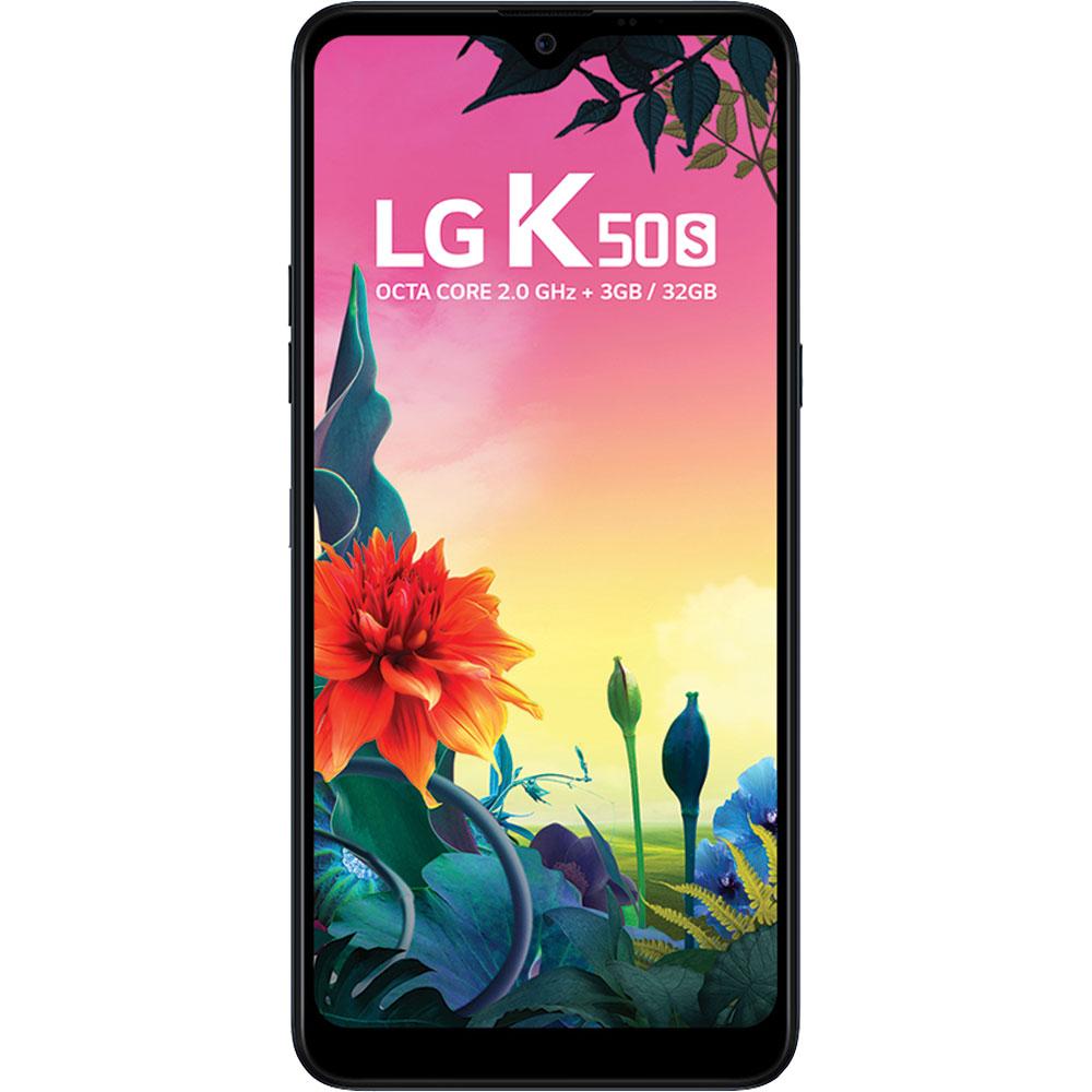 Smartphone LG K50S LMX540BMW 32GB Dual Chip Tela 6.5" 4G WiFi Câmera Tripla 13MP+5MP+2MP Preto