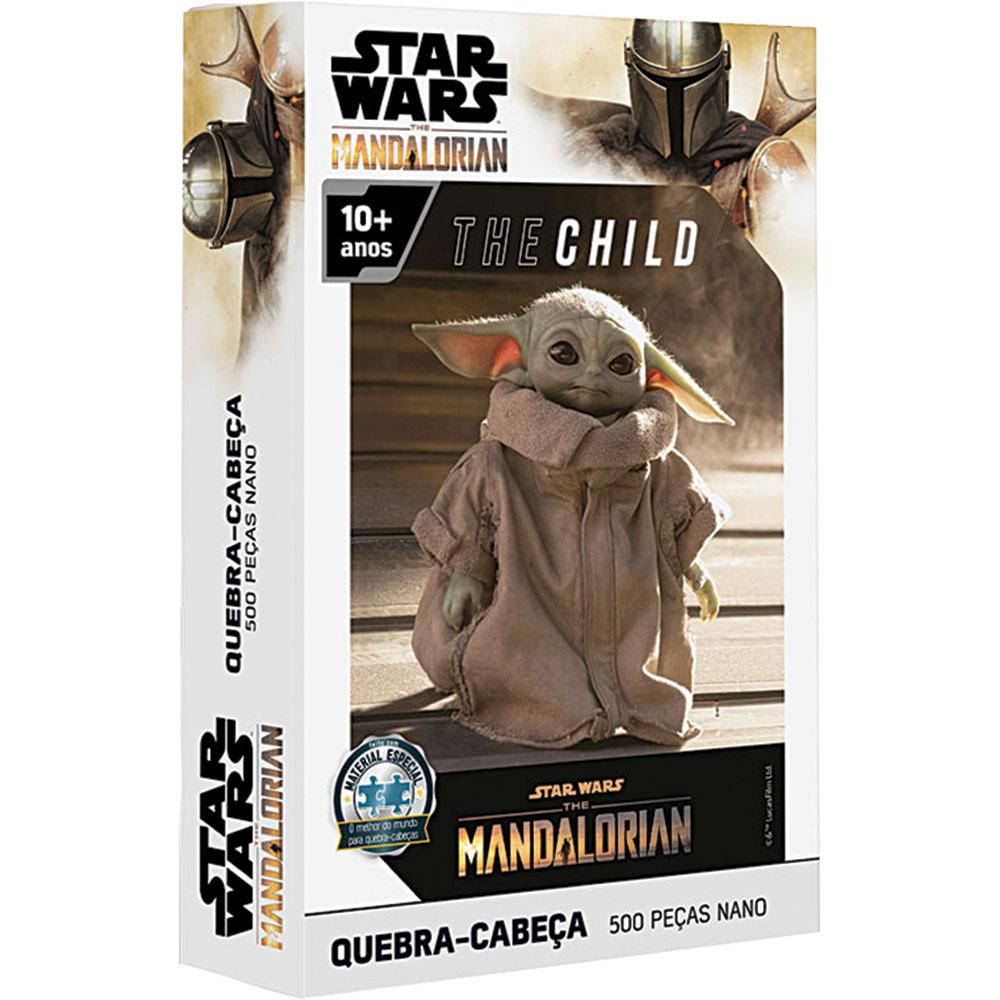 Quebra-cabeça 500 Peças a Criança Game Office Star Wars O Mandaloriano 2682