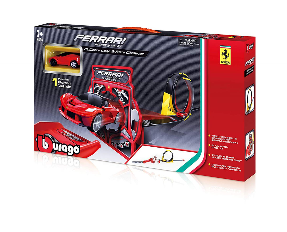 Pista Gogears Loop E Corrida Challenge Ferrari Race And Play Bburago 14-31302