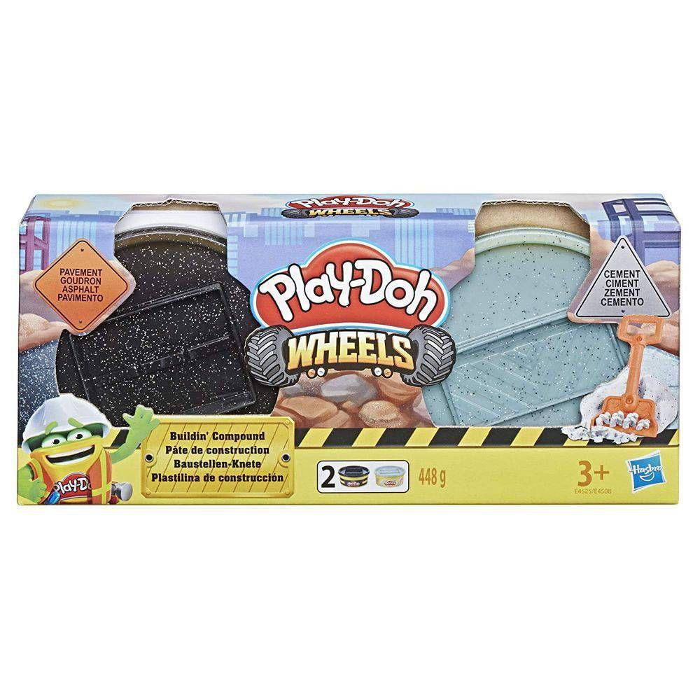 Massa De Modelar Play-Doh Wheels Massa De Construção Cimento Play Doh E4525
