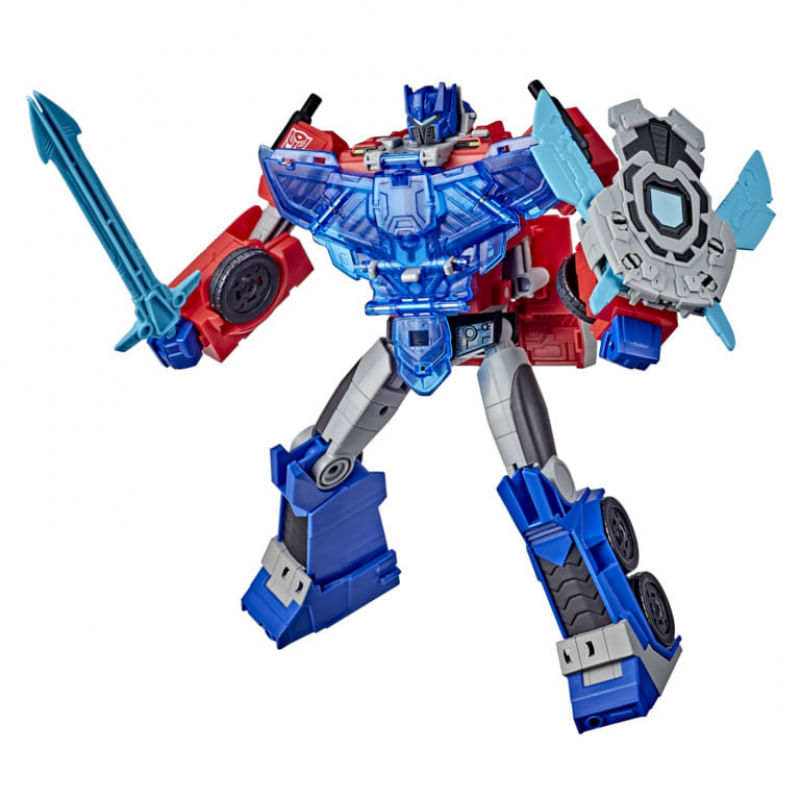 Figura Transfomável Battle Call Officer Optimus Prime Transformers E8380