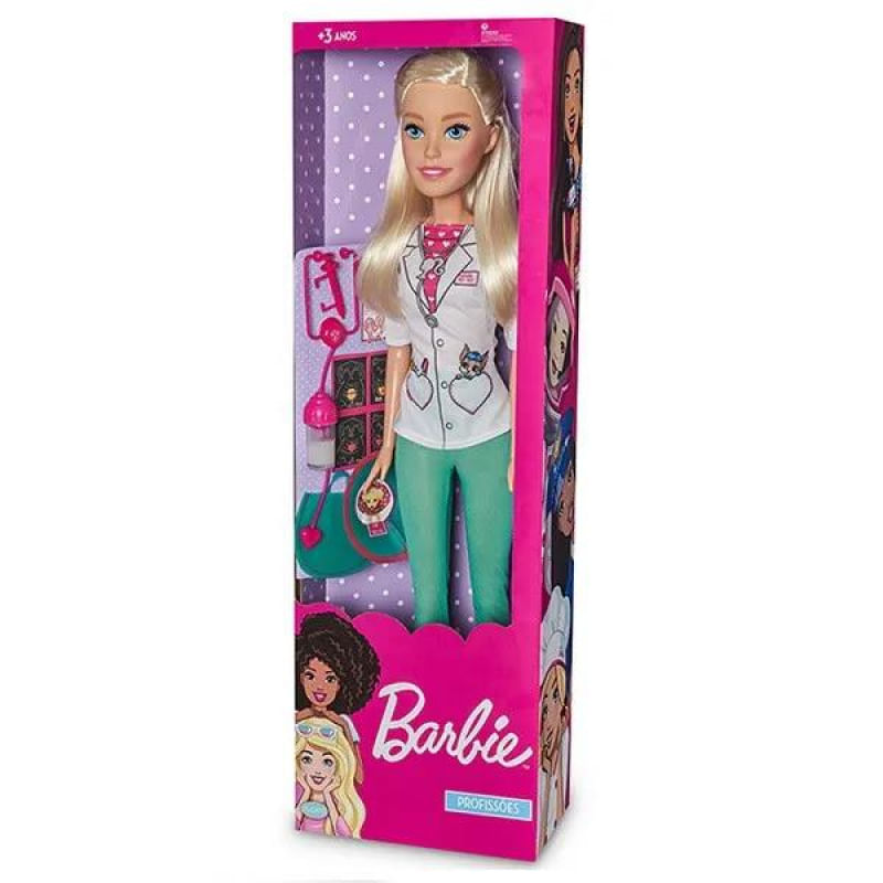 Boneca Barbie Profissões Veterinária 1274 Pupee